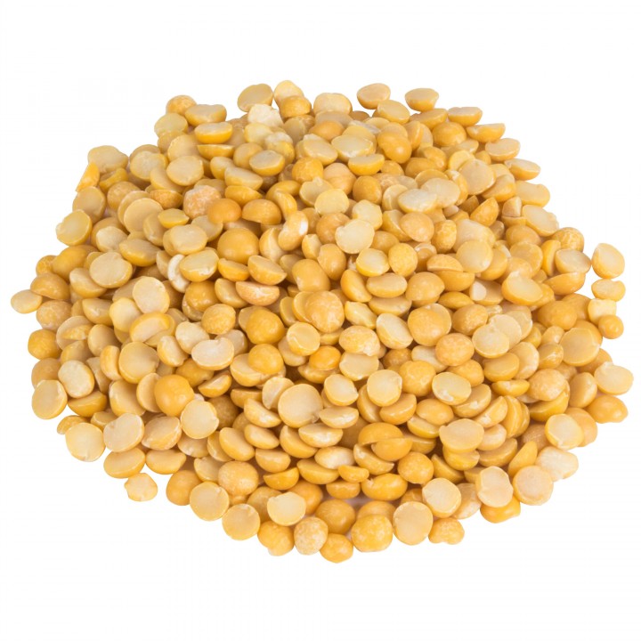 Split yellow polished peas photo #1